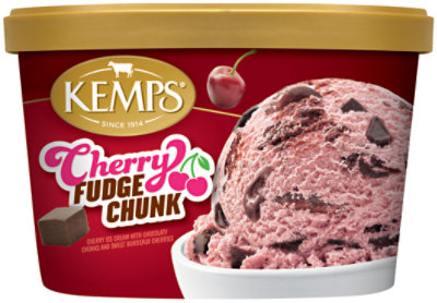 Kemps Cherry Fudge Chunk Ice Cream - 48 Oz - Image 2