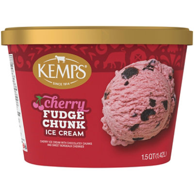 Kemps Cherry Fudge Chunk Ice Cream - 48 Oz - Image 3