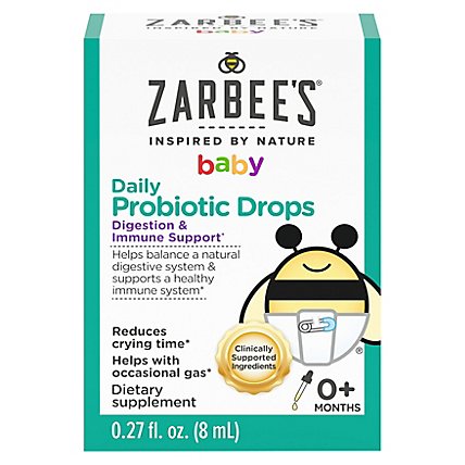 Zarbees Baby Daily Probiotic Drops - .27 FZ - Image 1