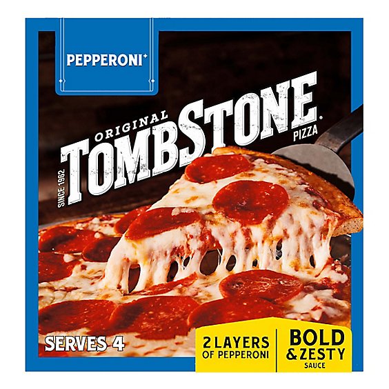 Tombstone Pepperoni Frozen Pizza - 18.5 Oz