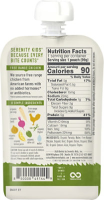 Serenity Kids Pouch Free Range Chicken Thyme - 3.5 OZ - Image 6