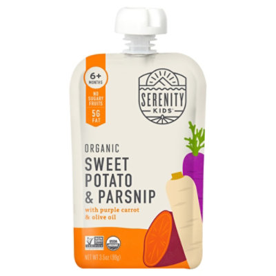 Serenity Kids Organic Sweet Potato Pouch - 3.5 OZ - Image 2