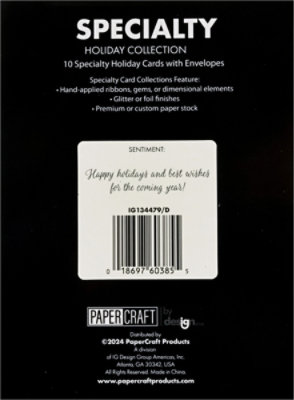 Papercraft Handmade Boxed Cards A - 10 CT - Image 4