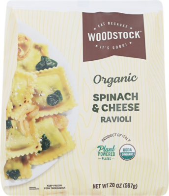 Woodstock Ravioli Spinach Cheese Organic - 20 OZ - Image 2