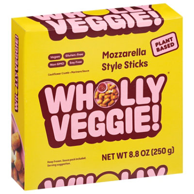 Wholly Veggie Sticks Vegan Mozzarella - 8.8 OZ - Image 2