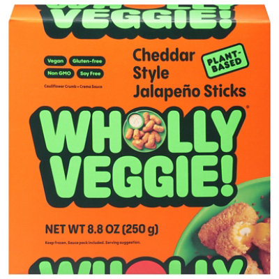 Wholly Veggie Sticks Vegan Jalapeno Cheddar - 8.8 OZ - Image 3