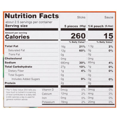 Wholly Veggie Sticks Vegan Jalapeno Cheddar - 8.8 OZ - Image 4