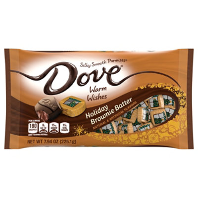 DOVE PROMISES Milk Chocolate Holiday Brownie Batter Christmas Candy Bag - 7.94 Oz - Image 2