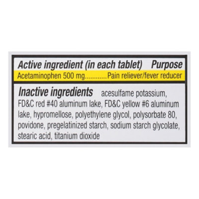 Signature Select/Care Acetaminophen X Strength Tab 500mg - 100 CT - Image 4