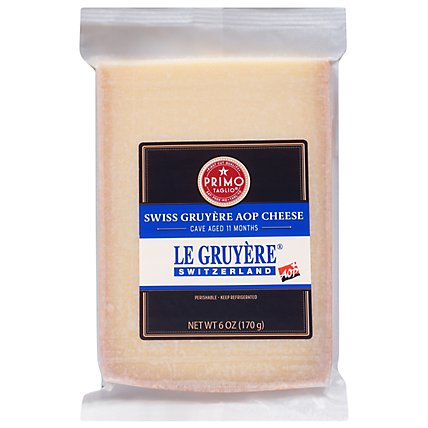 Primo Taglio Cheese Swiss Gruyere Aop 6 Ounce - 6 OZ - Image 2
