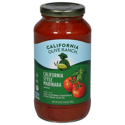 California Olive Ranch Pasta Sauce Marinara Style - 25 Oz - Image 3