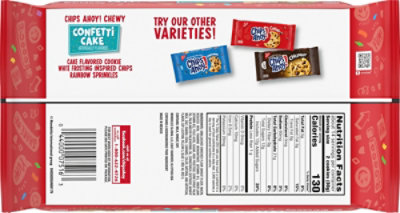 CHIPS AHOY! Chewy Confetti Cake Cookies with Rainbow Sprinkles Family Size - 14.38 Oz - Image 6