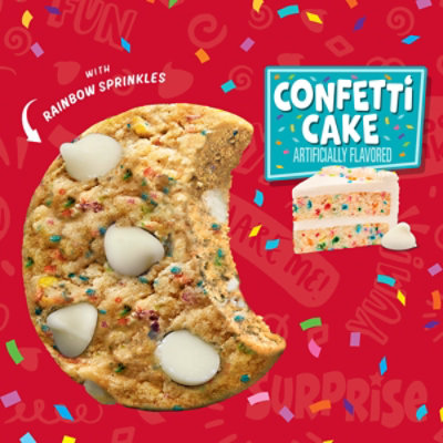 CHIPS AHOY! Chewy Confetti Cake Cookies with Rainbow Sprinkles Family Size - 14.38 Oz - Image 3