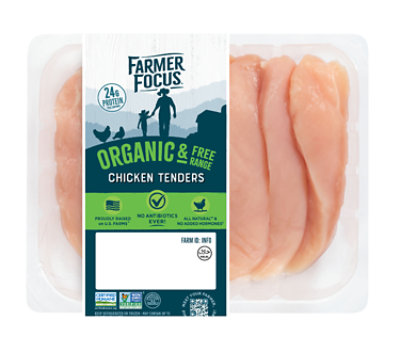 Farmer Focus Organic Chicken Tenders - 1 Lb - Image 1