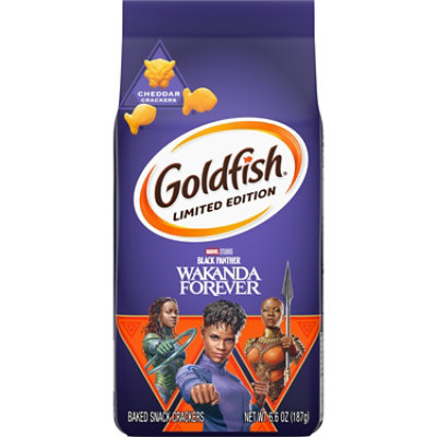 Pepperidge Farm Goldfish Marvel Studios Black Panther: Wakanda Forever Cheddar Crackers - 6.6 Oz - Image 1