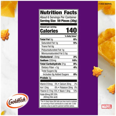 Goldfish Marvel Studios Black Panther: Wakanda Forever Cheddar Crackers - 6.6 Oz - Image 4