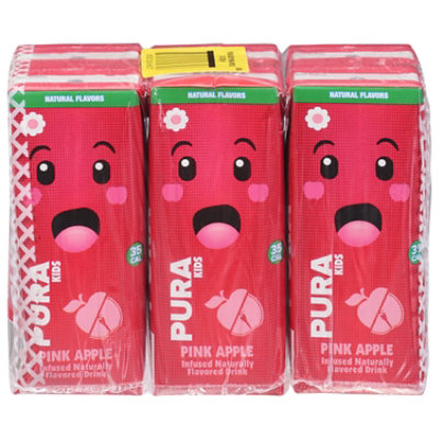 Pura Kids Water Apple Kids 6pk - 40.56 FZ - Image 2