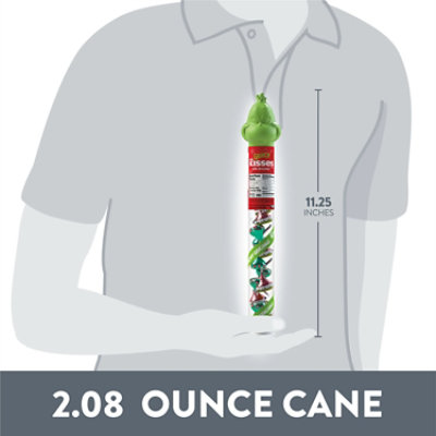 HERSHEY'S KISSES Grinch Milk Chocolate Christmas Candy Plastic Cane - 2.08 Oz - Image 5