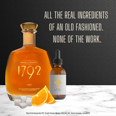 Heublein 1792 Old Fashioned Cocktail 70 Proof - 375 Ml - Image 2