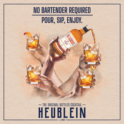 Heublein 1792 Old Fashioned Cocktail 70 Proof - 375 Ml - Image 4
