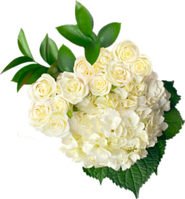 Large Hydrangea And Spray Rose Bouquet - EA - Image 1