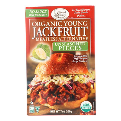 Edward & Sons Unseasoned Pieces Organic Young Jackfruit Meatless