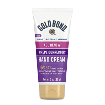 Gold Bond Age Renew Crepe Hand Cream Tube - 3 Oz - Image 2