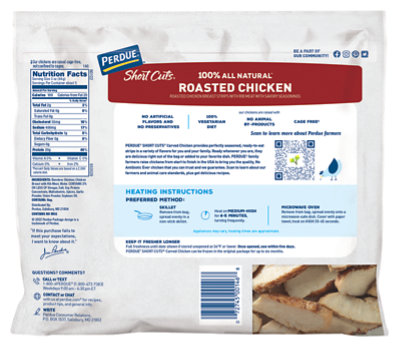 PERDUE Short Cuts Roasted Chicken Breast Strips No Antibiotics Ever Fully Cooked In Bag - 16 Oz - Image 6