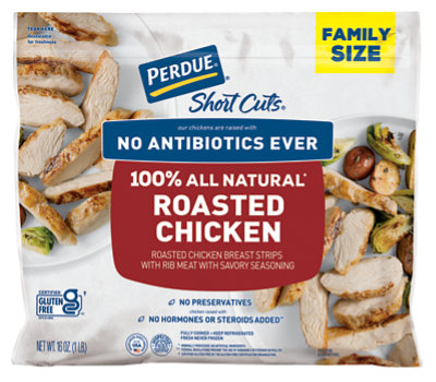 PERDUE Short Cuts Roasted Chicken Breast Strips No Antibiotics Ever Fully Cooked In Bag - 16 Oz - Image 2