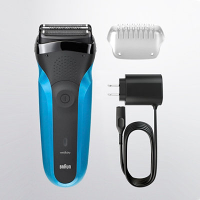 Braun Series 3 310s Wet And Dry Blue Electric Shaver For Men - Each - Image 6