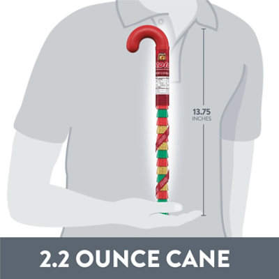 ROLO Rich Chocolate Caramels Christmas Candy Plastic Cane - 2.2 Oz - Image 5