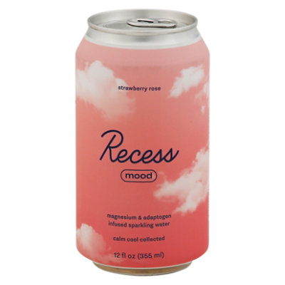 Recess Strawberry Rose Sparkling Water - 12 Fl. Oz. - Image 3