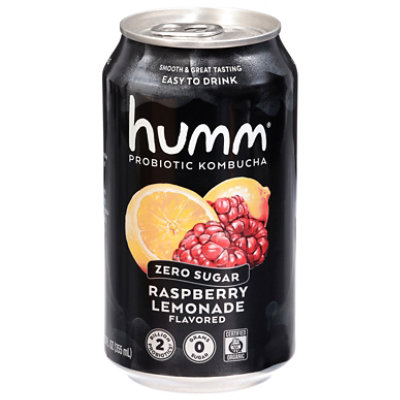 Humm Kombucha Raspberry Lemonade - 12 FZ