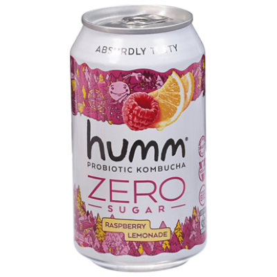 Humm Kombucha Raspberry Lemonade - 12 FZ - Image 2
