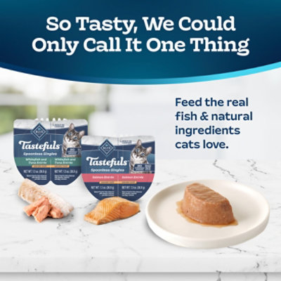 Blue Buffalo Tastefuls Spoonless White Fish & Tuna Variety Pack - 12 Count - Image 3