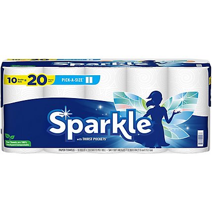Sparkle Pick A Size Paper Towels - 1100 Count - Image 3