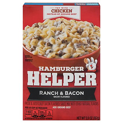 Hamburger Helper Ranch & Bacon Dinner Mix - 5.9 OZ - Image 1