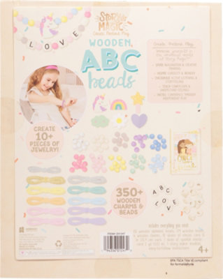 Hor Wood Abc Jewelry Bead Kit - EA - Image 3