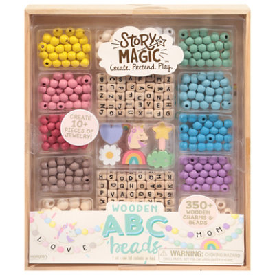 Hor Wood Abc Jewelry Bead Kit - EA - Image 1