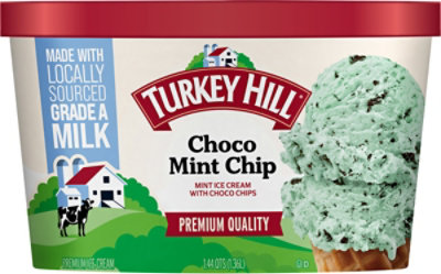 Turkey Hill Premium Chocolate Mint Chip Ice Cream - 46 Fl. Oz. - Image 5
