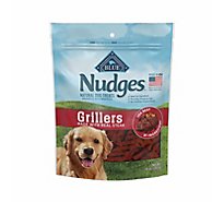 Blue Nudges Grillers Natural Steak Dog Treats Bag - 10 Oz