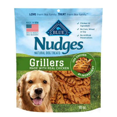 Blue Buffalo Nudges Grillers Natural Dog Treats Made with Real Chicken - 10 Oz. - Image 1