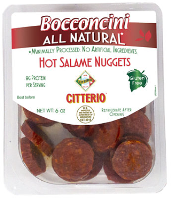 Citterio Hot Salami Nuggets - 6 Oz - Image 1