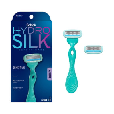 Schick Hydro Silk Sensitive Care Womens Razor Handle And Blade Refills Kit - Each - Image 1