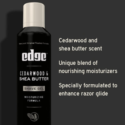 Edge Cedarwood & Shea Butter Shave Gel - 7 Oz - Image 3