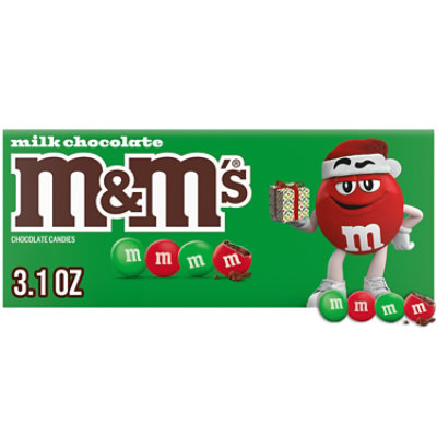M&M'S Holiday Milk Chocolate Christmas Candy Box - 3.1 Oz - Image 1