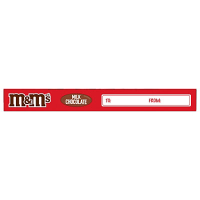 M&M's Christmas Stocking Stuffer Milk Chocolate Candy, 3 Oz Candy Cane Tube