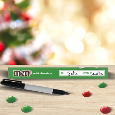M&M'S Holiday Milk Chocolate Christmas Candy Box - 3.1 Oz - Image 4