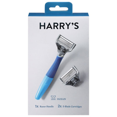 Harry's Ocean Blue 5 Blade Mens Razor Rfl - EA - Image 3