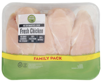 Open Nature Boneless Skinless Chicken Breasts Value Pack - 3.00 Lb